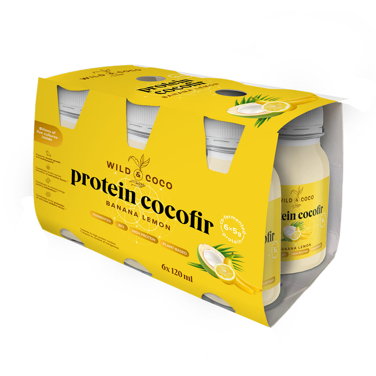 Protein Cocofir Banana Lemon BIO 6ks