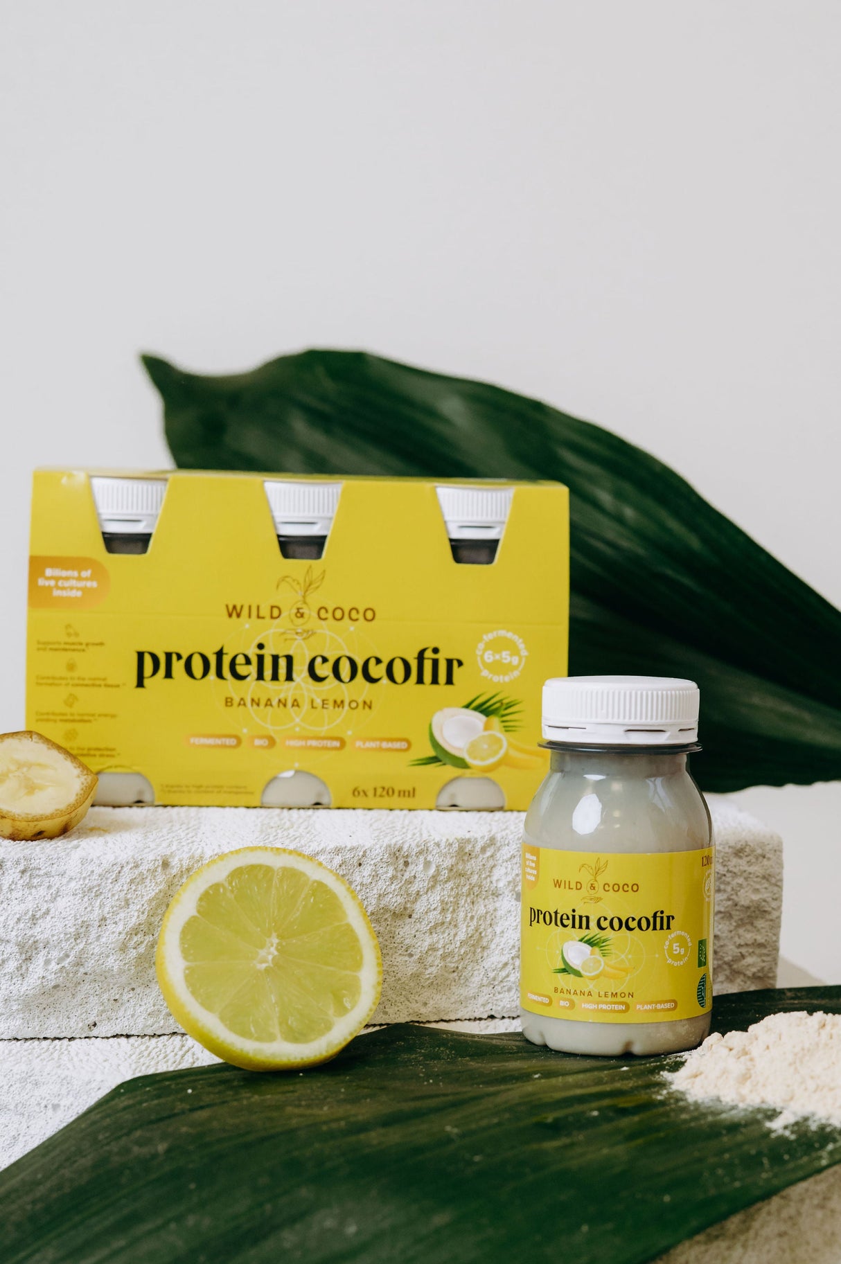 Protein Cocofir Banana Lemon BIO 6ks